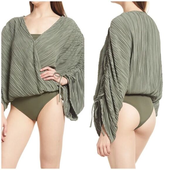 4SI3NNA Brooklyn Long Sleeve Surplice Bodysuit M - Picture 6 of 7